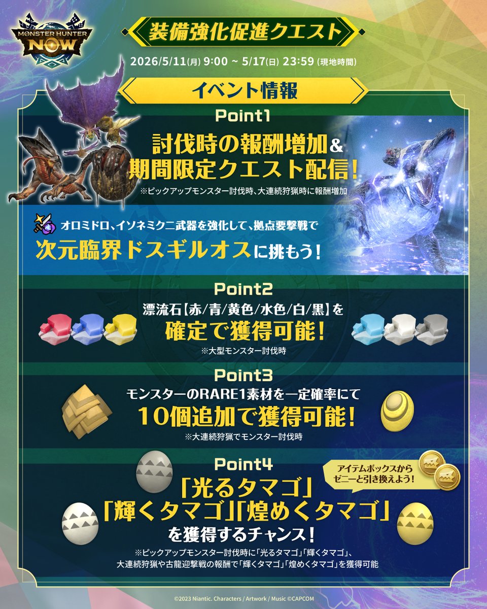 モンスターハンターNow 公式 tweet media