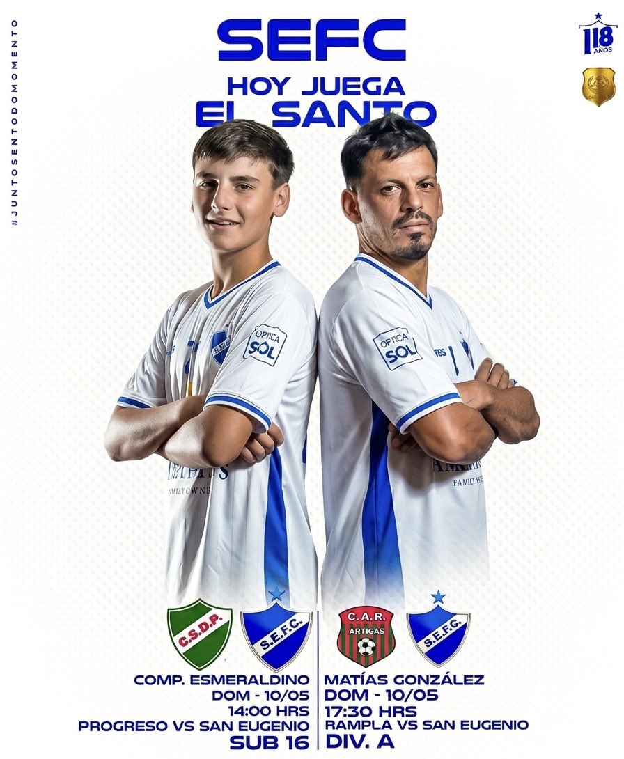 💙🤍 𝐇𝐎𝐘, 𝐔𝐍 𝐃𝐎𝐌𝐈𝐍𝐆𝐎 𝐄𝐒𝐏𝐄𝐂𝐈𝐀𝐋, 𝐉𝐔𝐄𝐆𝐀 𝐋𝐀 𝐁𝐋𝐀𝐍𝐂𝐀!
𝐃𝐞 𝐟𝐮́𝐭𝐛𝐨𝐥, 𝐝𝐞 𝐟𝐚𝐦𝐢𝐥𝐢𝐚... 𝐲 𝐝𝐞 𝐦𝐚𝐦𝐚́. ✨

𝐏𝐨𝐫 𝐥𝐚 𝐡𝐢𝐬𝐭𝐨𝐫𝐢𝐚, 𝐩𝐨𝐫 𝐥𝐚 𝐜𝐚𝐦𝐢𝐬𝐞𝐭𝐚... 𝐲 𝐭𝐚𝐦𝐛𝐢𝐞́𝐧 𝐩𝐨𝐫 𝐞𝐥𝐥𝐚𝐬. 

#𝐅𝐞𝐥𝐢𝐳𝐃𝐢𝐚𝐌𝐚𝐦𝐚́