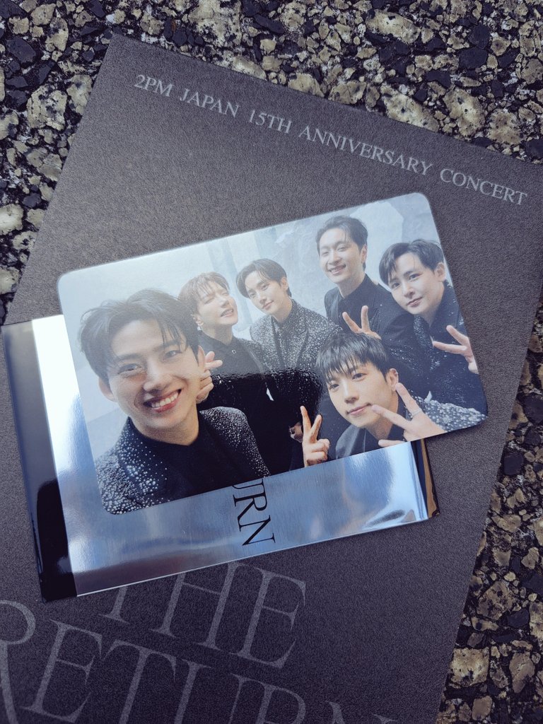 特典カードは2PM!!!!!! #2PM #2PM_THE_RETURN #THE_RETURN_TokyoDome