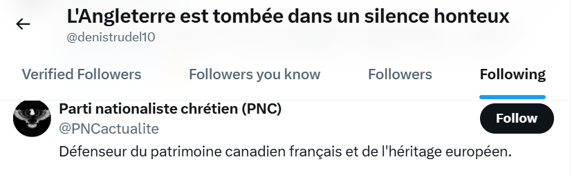 fra_gravel's tweet photo. @denistrudel10 @DouteuxOrg Tiens, un follower du nazillon Sylvain Marcoux.
#EveryEffingTime https://t.co/8SZ7DD7r4P