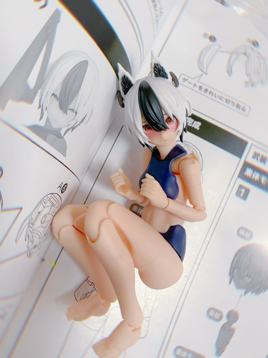 普段キリッとしてる娘が急にウルウルするのに弱い……
天才か……?

 #メガミデバイス 