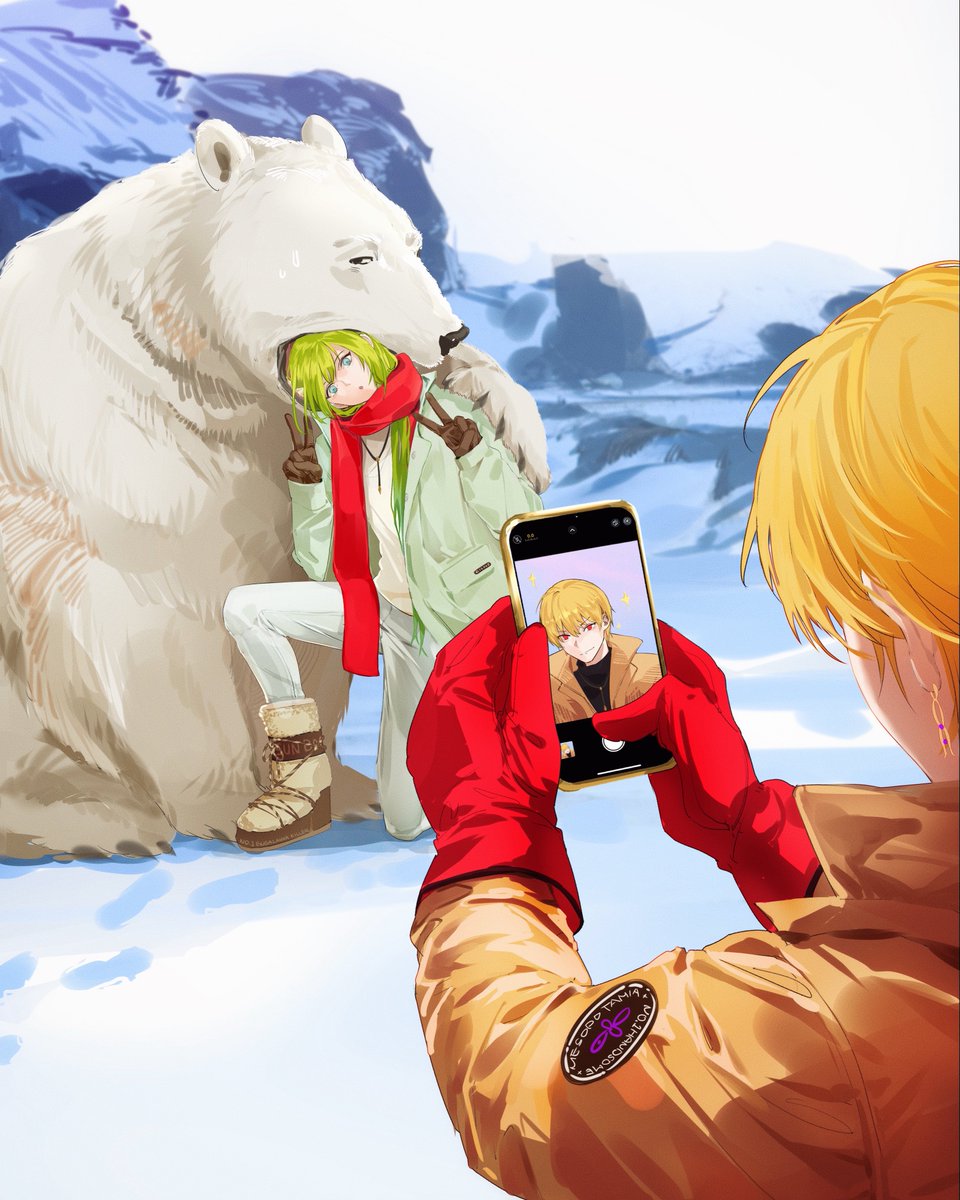「ギルギル、今のは撮った？」
「あっ💦 うん。」