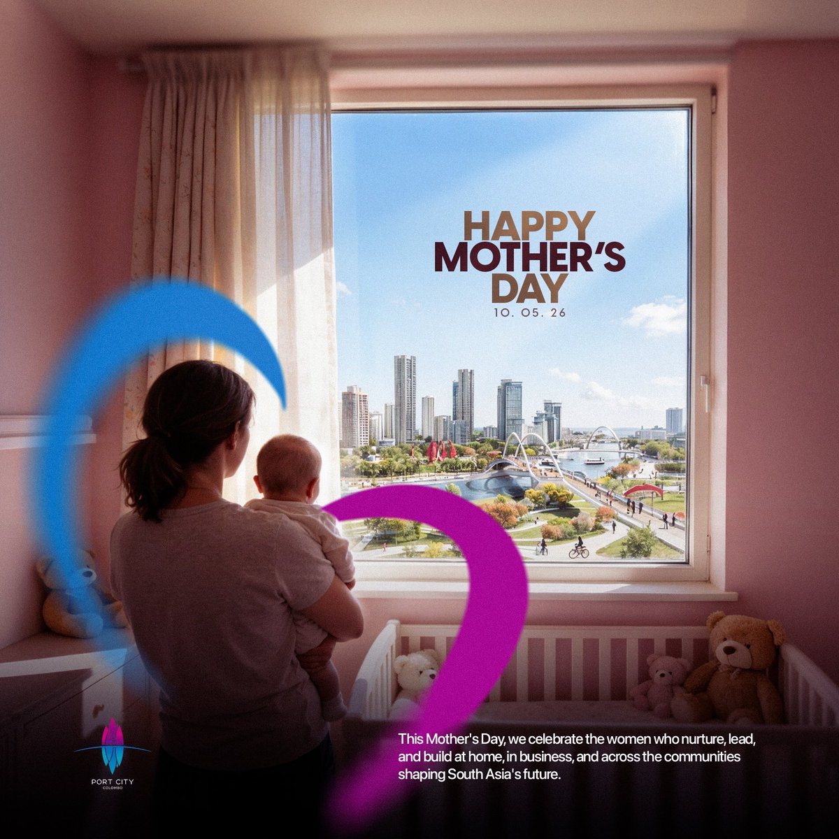 PortCityColombo's tweet photo. Wishing every mother in our community a day filled with the love they give so freely. https://t.co/hAQ1ujyMRC