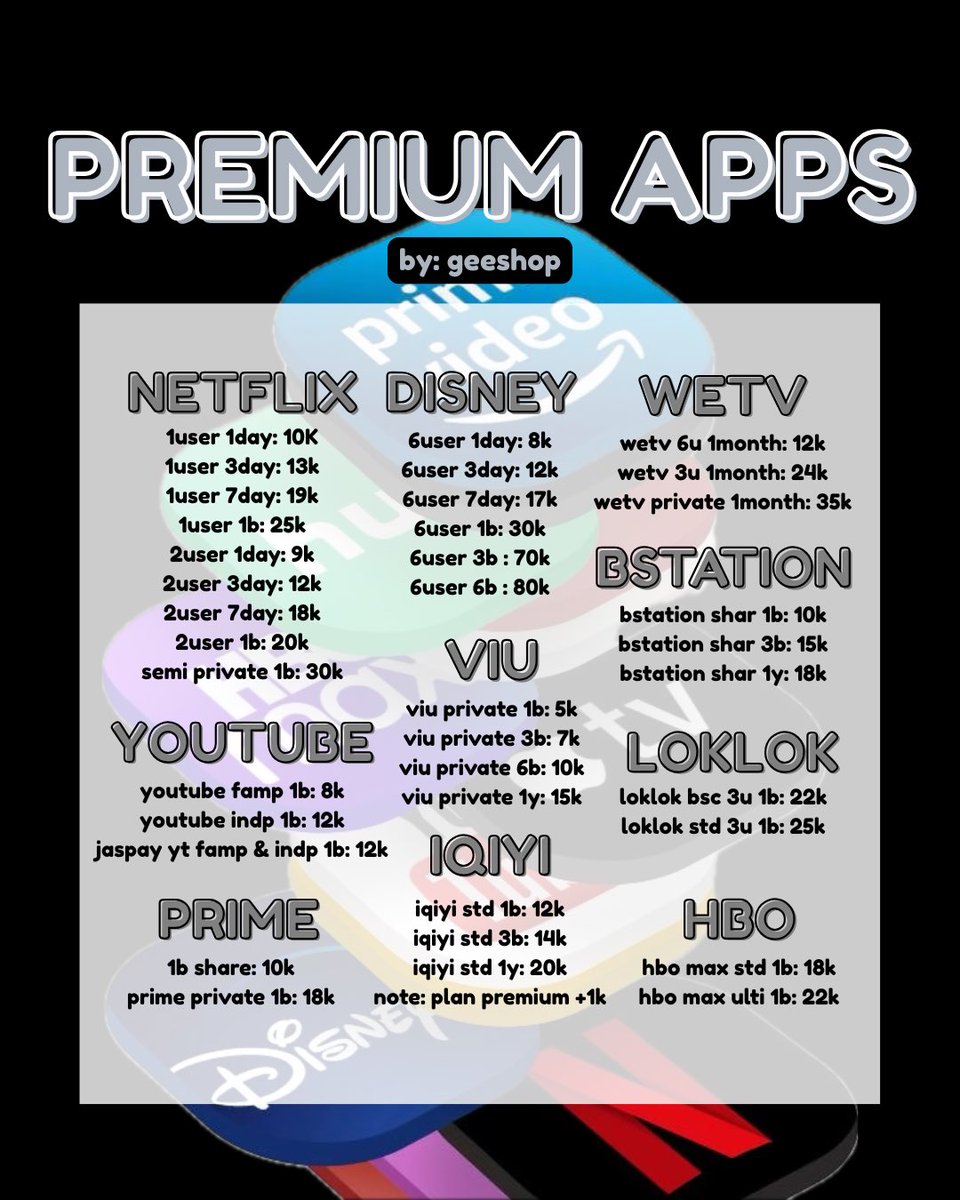 realgee4ever's tweet photo. MURAH MERIAHHHH
#netflixmurah #disney #netflix #viu #loklok #Hantavirüs https://t.co/NymM2e7ngv