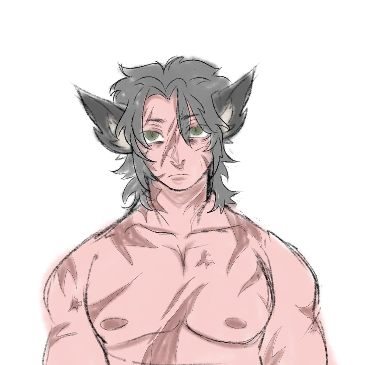 W0LFOFFAITH's tweet photo. titties out... shirt off... hair down... yeahhhhh- https://t.co/Gba1chS0Re