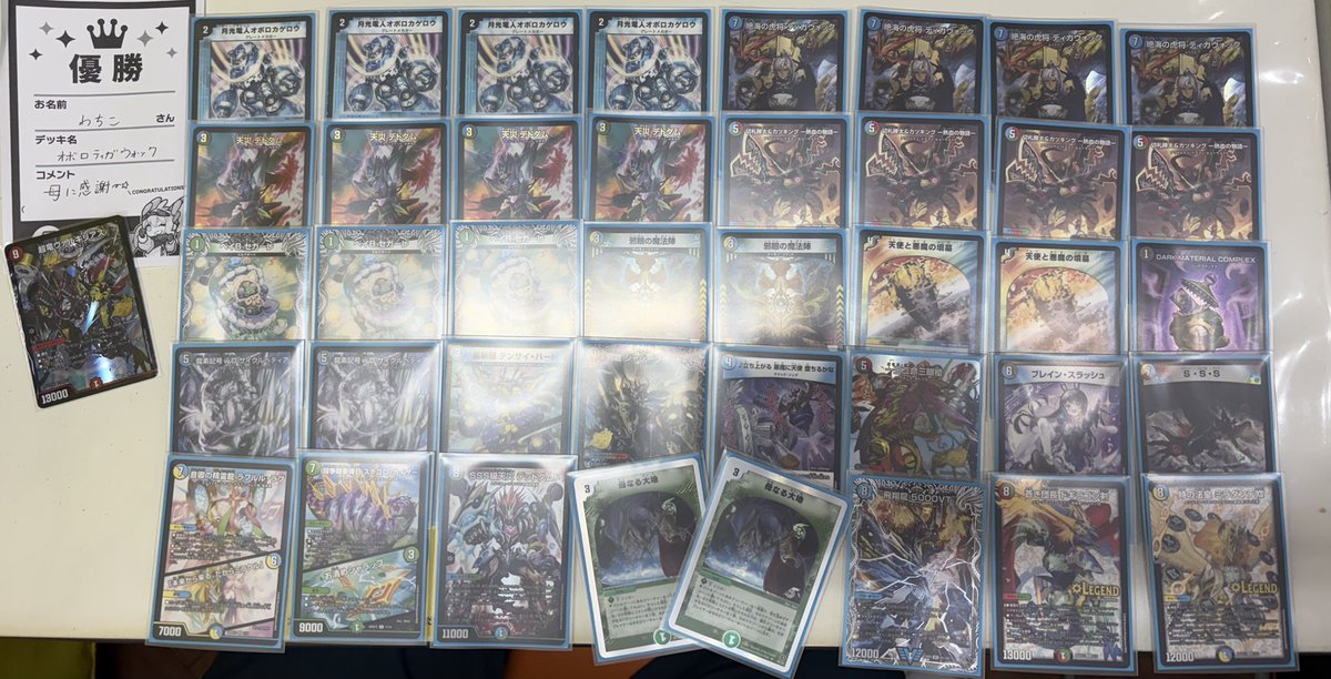 非公認大会優勝経験あり エヴォルガチデッキ ⚡️レジェンドカード解禁祭⚡️】 優勝はわちこさんでした
