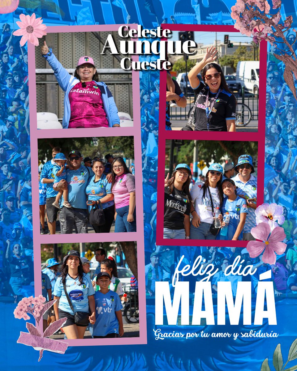 ¡Feliz Día a todas las madres celestes! 🩵🌹
Gracias por todo el cariño, la pasión y la contención en las buenas y en las malas. ¡Que tengan un día lleno de cariño y alegría!

📸: Bárbara Cáceres - #CelesteAunqueCueste ✍️