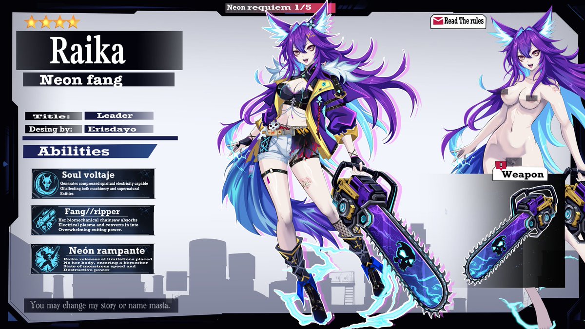 dansempai11's tweet photo. Raika
Neon requiem 1/5
⭐ Auction
SB: 25 USD
MI: 1 USD
AB:$150 https://t.co/OfwQHusIJj