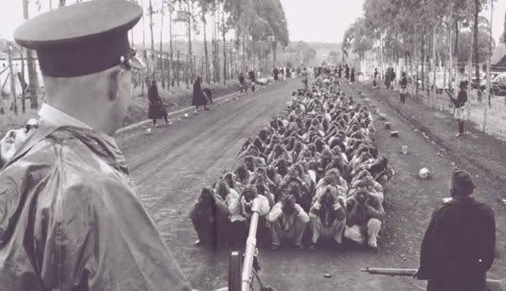 France gathered 400 Muslim scholars and beheaded them. In 1917 AD, during the occupation of Chad. In 1852, when France entered the city of Laghouat in Algeria, it killed two-thirds of its population in a single night and burned them alive.

France occupied Algeria for 132 years.