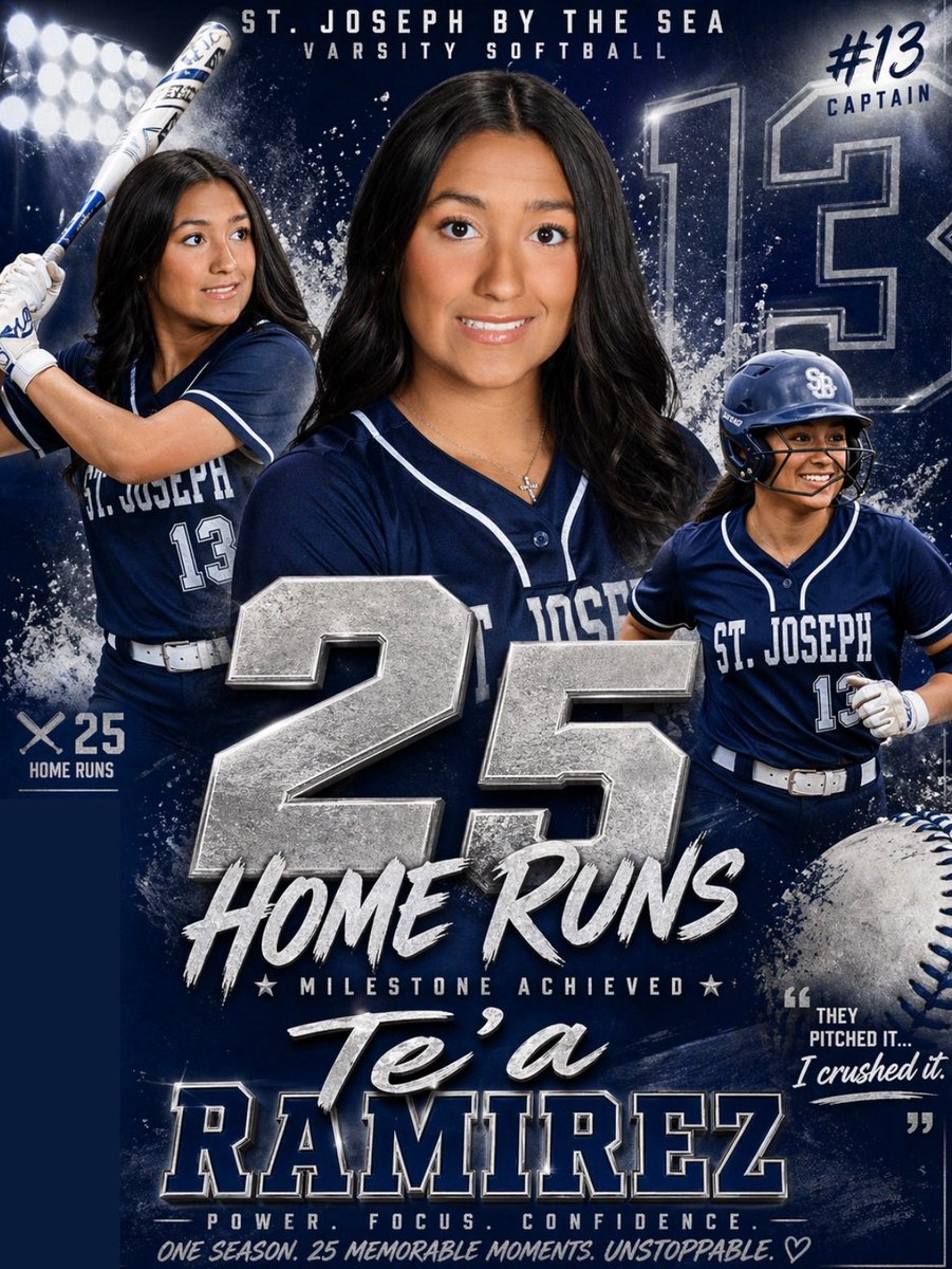 Tearamirez13's tweet photo. Hit 3 HIGH SCHOOL milestones past couple of weeks 25HR 100 +RBI 100 + hits  ,  but the real milestone id like to accomplish is making it to states 4 yrs in a row! https://t.co/VdcdOtYfUr