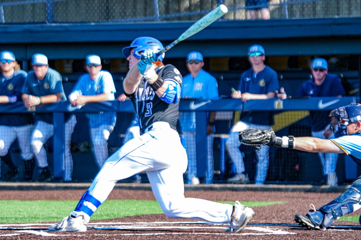 IndStBaseball's tweet photo. .@MasonRoell connects on go-ahead home run, @JustinHoff1317 shuts down Racers late in 10-8 Saturday win

https://t.co/rPa824iMOb

#MarchOn https://t.co/bmEE3IC0ye
