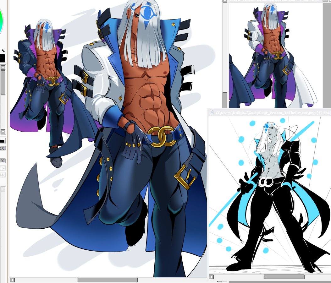 RosieRoseRaw's tweet photo. first rough from 2025 vs color tests and final look https://t.co/xWBE9aAENS