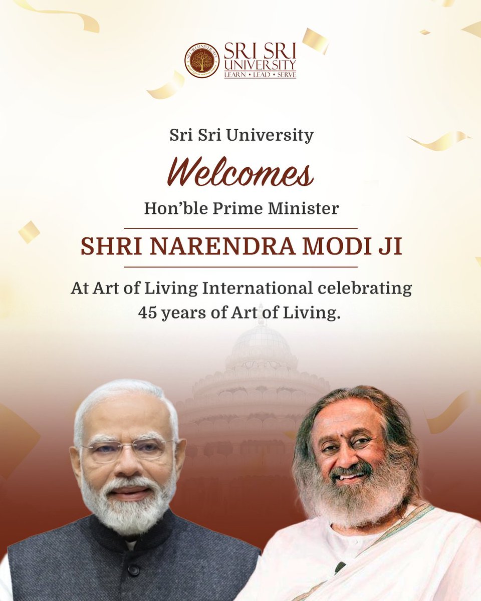 Sri Sri University tweet media