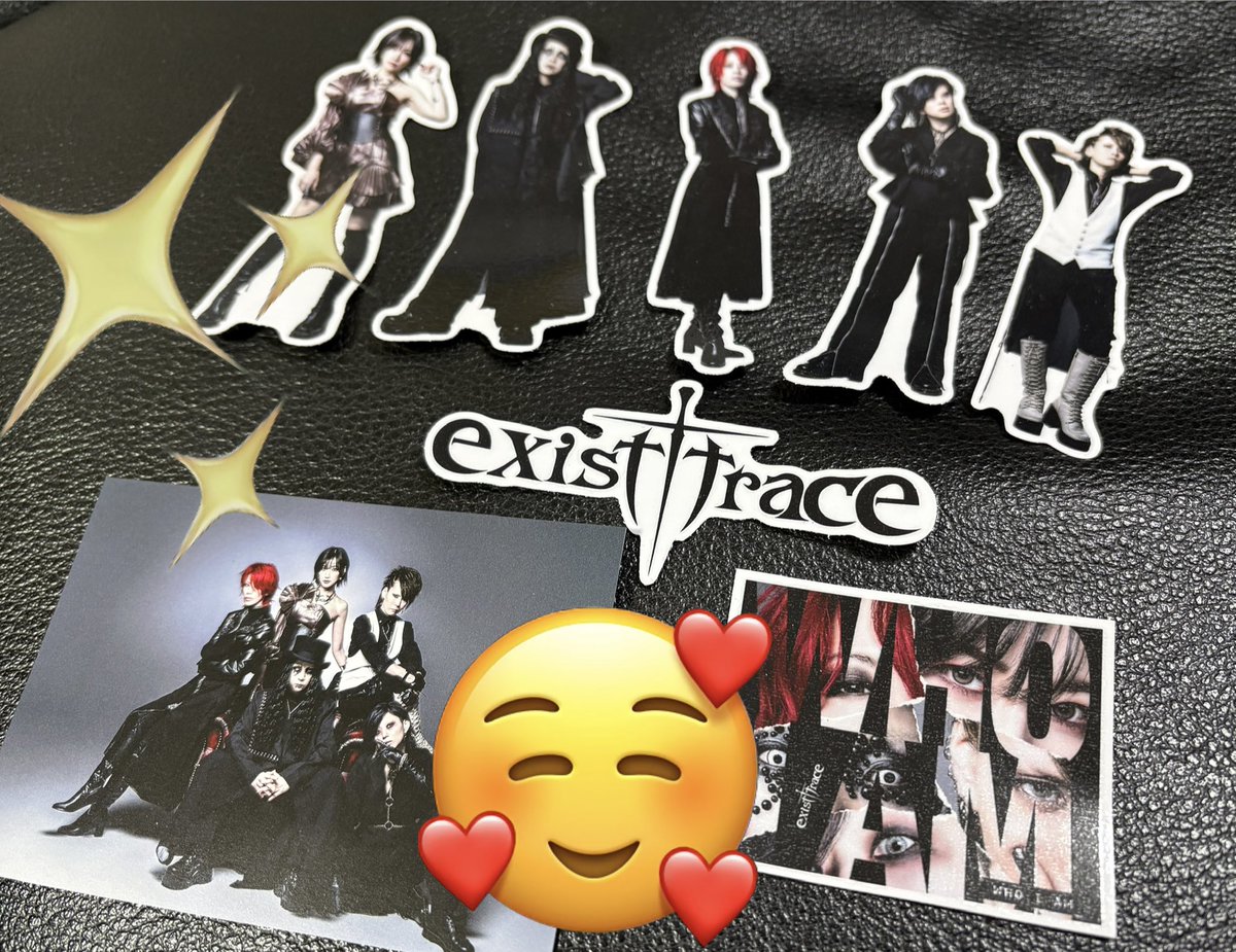 rodrock_kazu's tweet photo. exist†trace 
ONE MAN SHOW 2026
-GET BACK-
5/9 青山RizM

ダイカットステッカーセット✨✨
カッコ良くて満足です😎👍

#existtrace https://t.co/xXUTbTNRUz