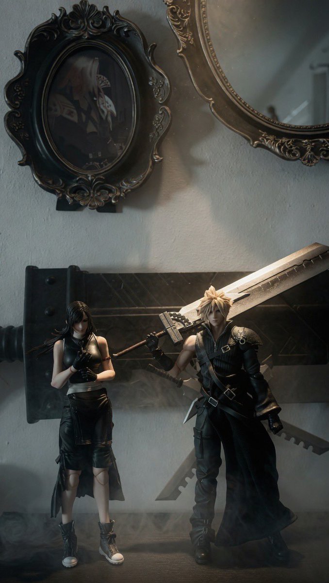 Cloud &amp; Tifa https://t.co/Urnee08uKE