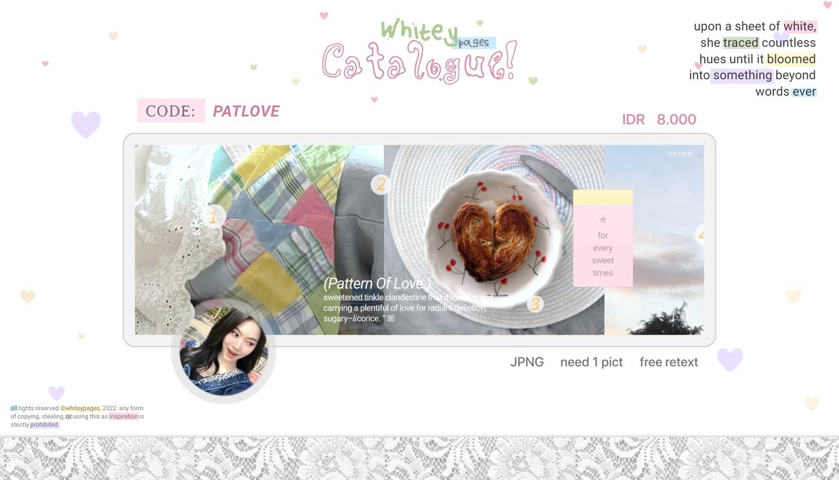 whiteypages's tweet photo. help repost? thank u! 𓇢 𓆸

happy sunday!! for those who have been waiting patiently, Mary lagi OPTIP / open titipan buat 6 katalog layout yang bisa kalian cek dibawah.

hopefully there's something that catches your eye. scroll down for more information and details :3

#bealanja https://t.co/FTjEieKX36