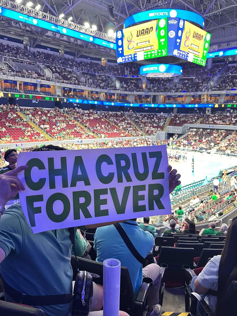 AnimoPexers's tweet photo. Cha Cruz forever and ever and ever! 💚
#UAAPSeason88 https://t.co/LI5yuc0Vcb