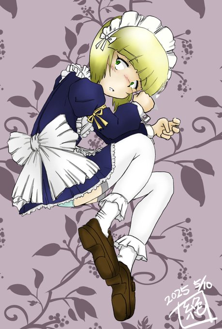 本日は #メイドの日 メイド大好きなワイに嬉しか日ですたい 過去に描いてきた各種メイドを… #ガルパン