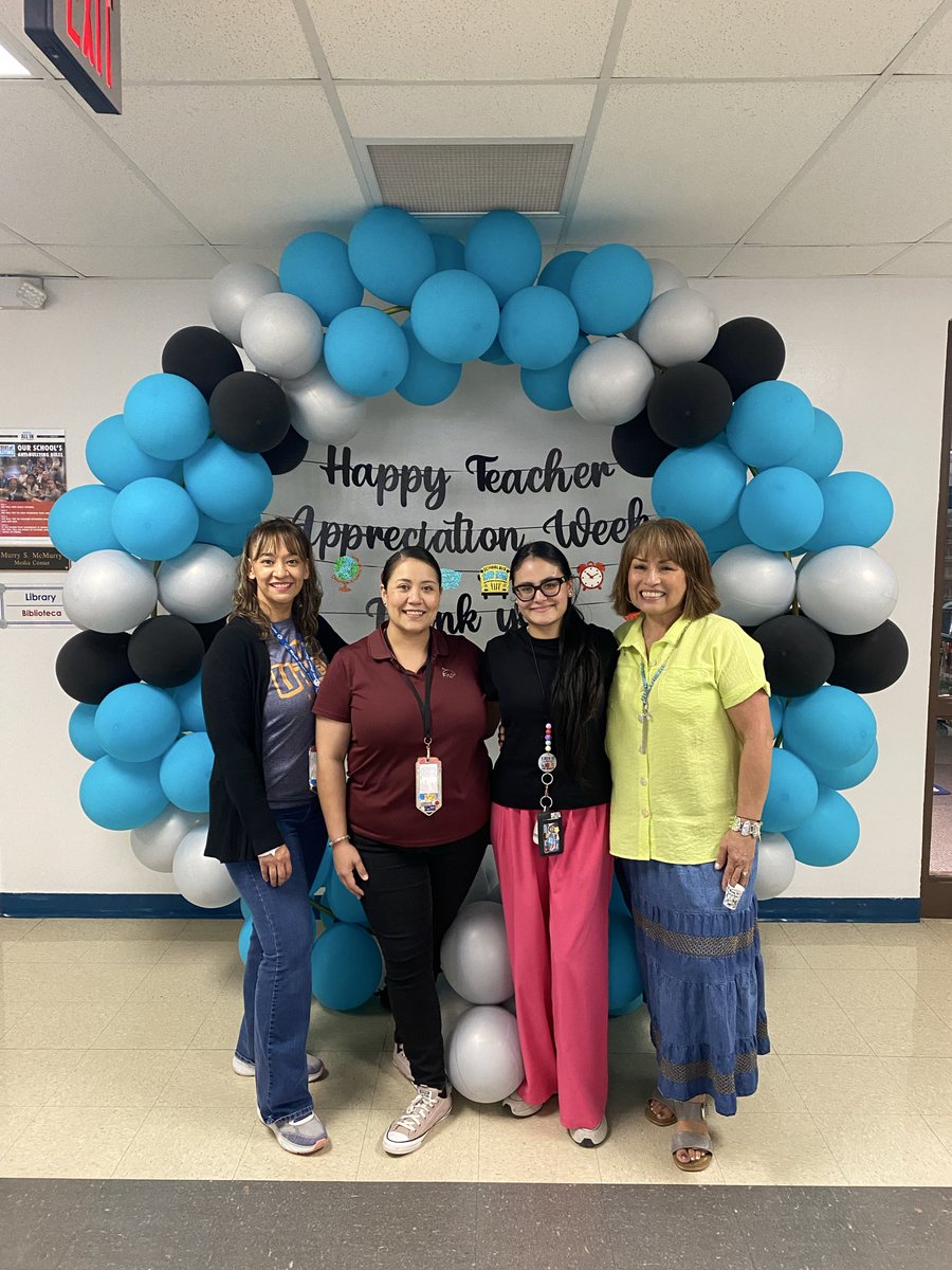 MAlvarez_MCE's tweet photo. Teacher Appreciation Week ended with a bang as we celebrated our very own Teacher of the Year @MrsRopele last night!!! #TeamSISD #TeacherAppreciationWeek2026 #DualLanguageAcademy #KindergartenTeam #AllIn 💃🍎💪 https://t.co/JEmOba3pF2