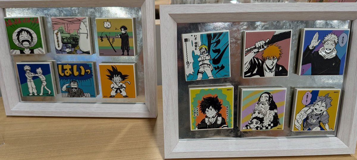 THEジャンプショップで5月から販売されているマグネット、デザイン