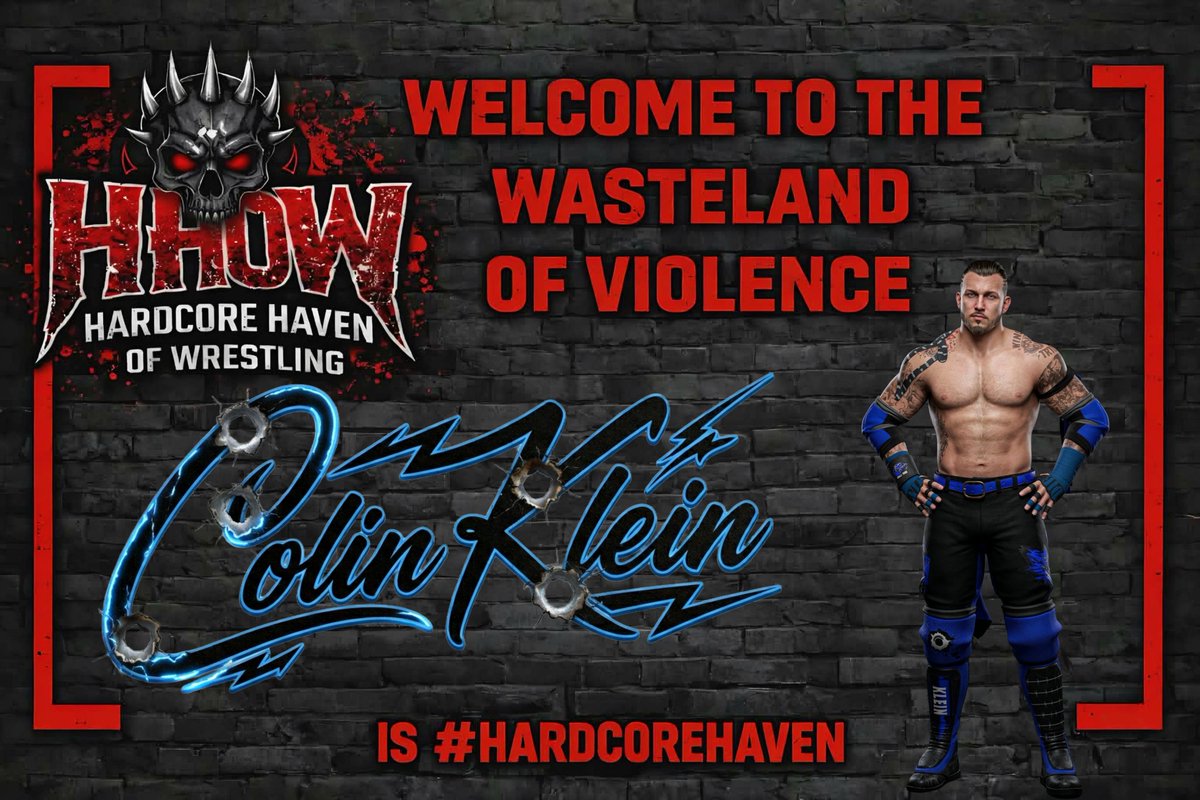 OwnerOfHHOW's tweet photo. HHOW_2K_LIVE we would like to @ColinKleinCAW introduce another signing to the HHOW universe https://t.co/GwWMB5Svu2