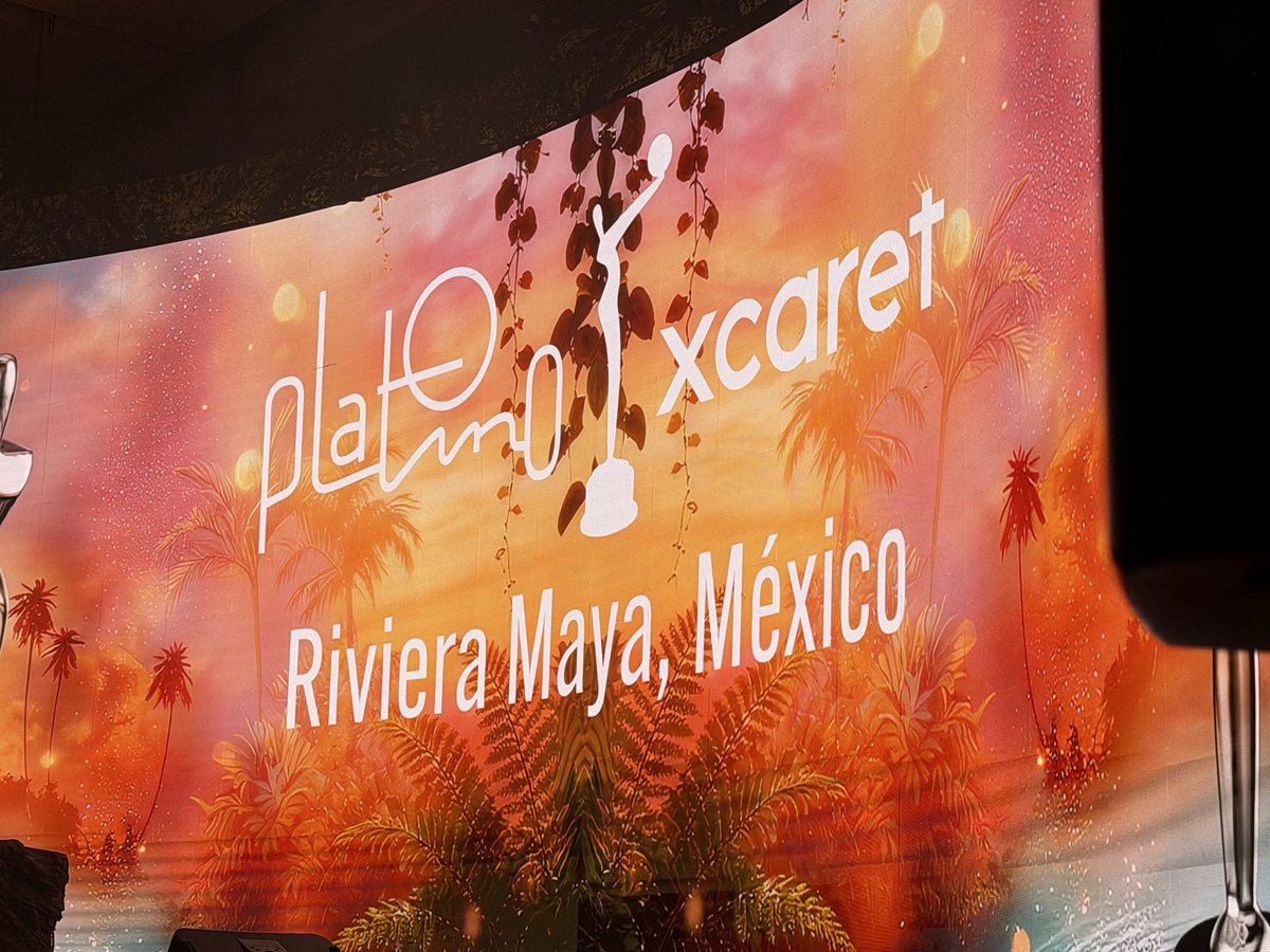 PremiosPLATINO's tweet photo. Gracias por formar parte de los #PLATINOXCARET desde la #RIVIERAMAYA ✨🌴

@XcaretPark @RivieraMaya @visitacaribemex https://t.co/0LlsarX8EZ