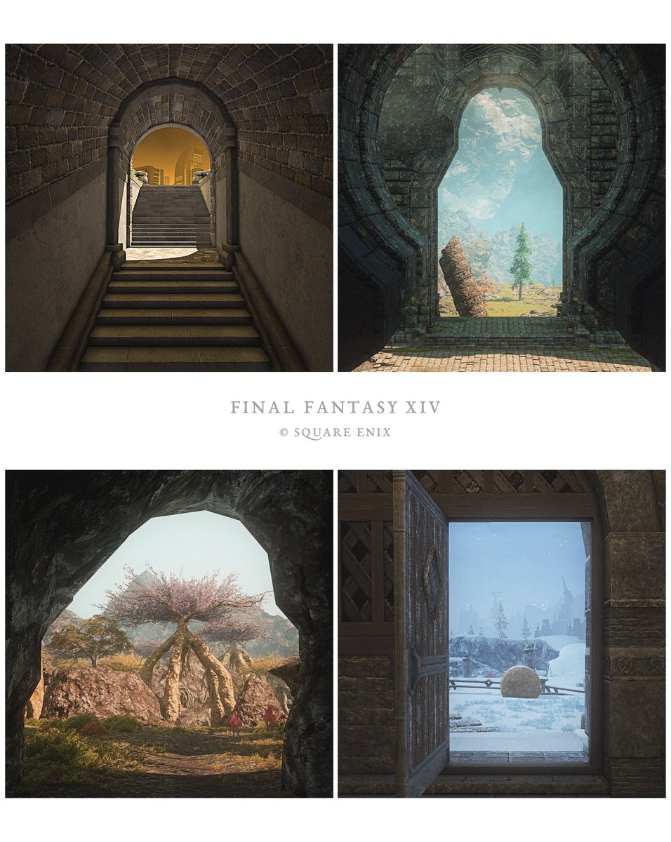 FF14__Ciel's tweet photo. 奥に見える風景👓

#FF14マシカクの世界
#FF14風景 https://t.co/XTQO1hgpsu
