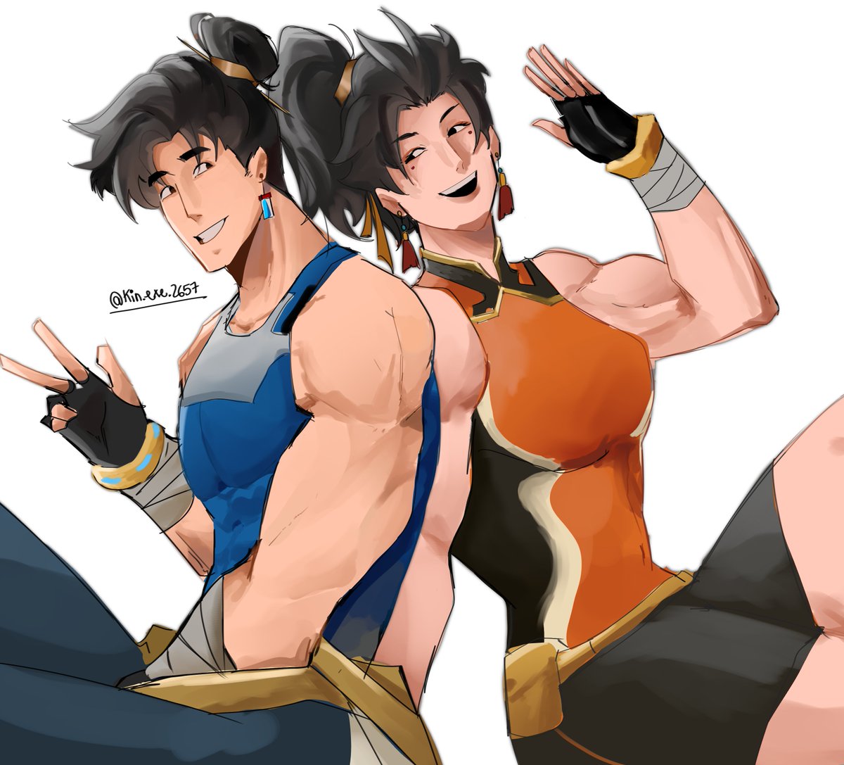 KinExe2657's tweet photo. Siblings <3 #Wuyang #Anran #Overwatch https://t.co/yIlAn5gVSJ