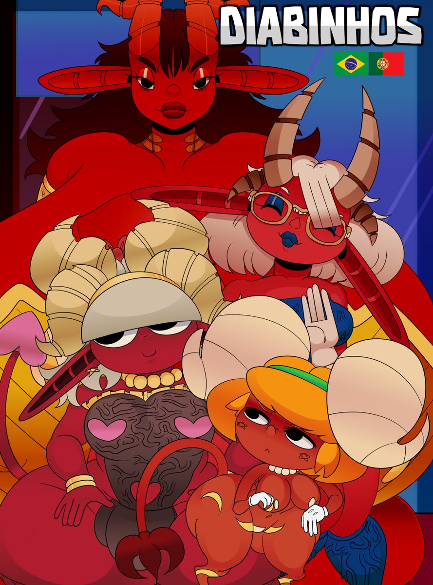 paraisoecinzas's tweet photo. O inferno está servindo drink, fofoca e caos hoje.
Paraíso e Cinza: Diabinhos estreou.
Vem ver Beatrix, Bellanix, Safira e Nero infernizando o mundo dos "barro" no episódio piloto.
Tem tentação, confusão celestial e um dragão que ninguém chamou. ( Quadrinho em português) https://t.co/uAx3girMMH