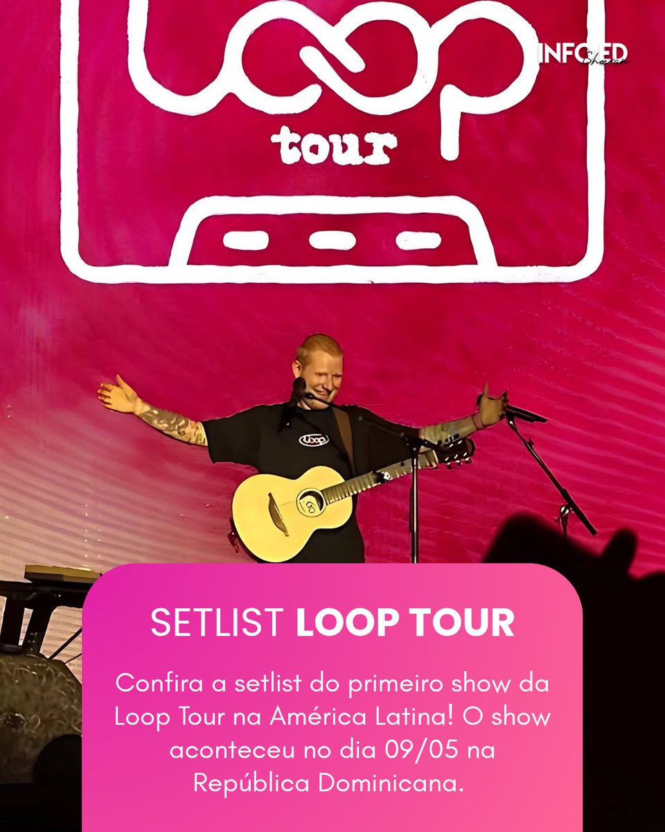 Info Ed Sheeran Brasil 🩷 tweet media