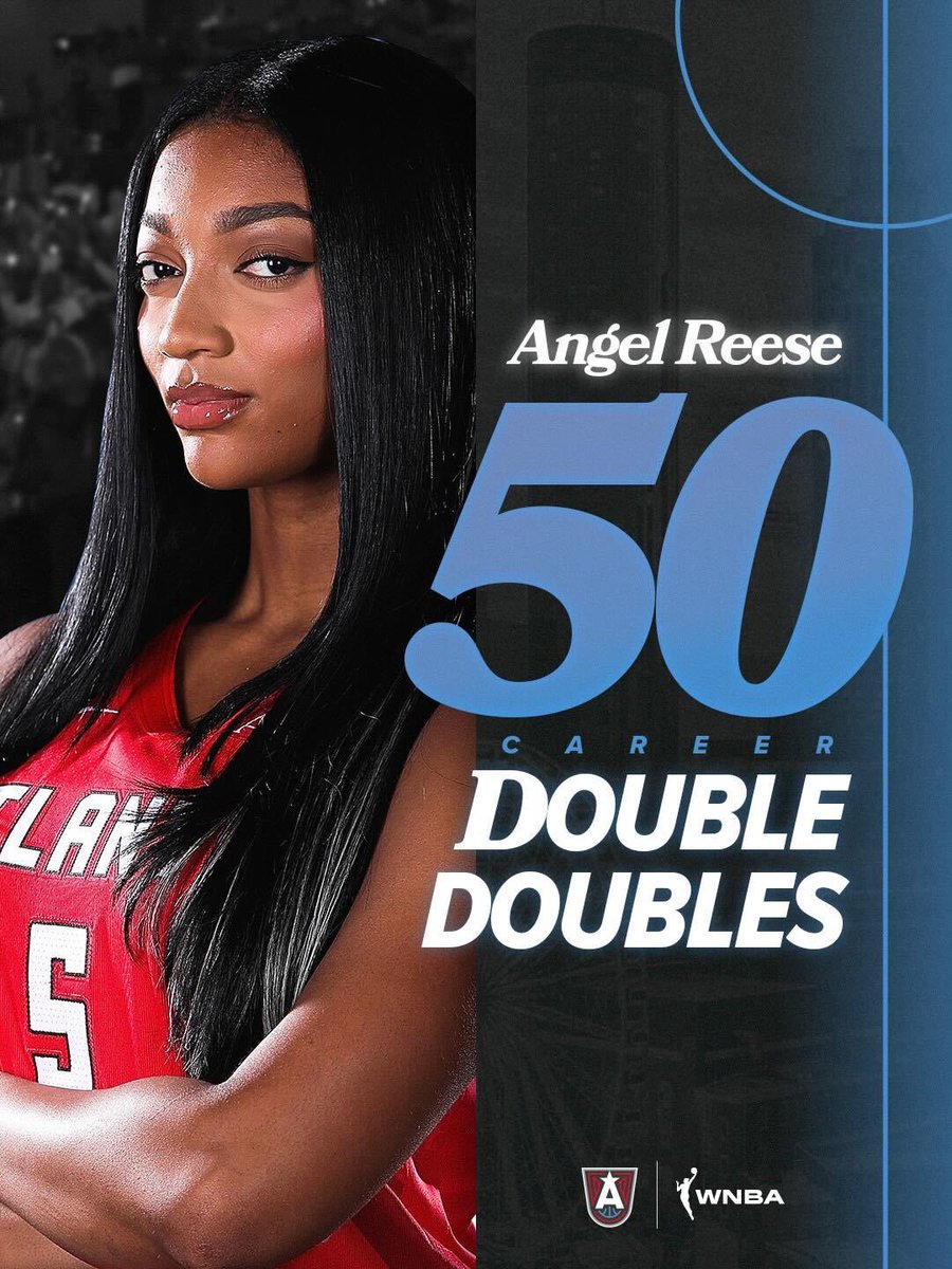 50 career double-doubles in 65 games.

The fastest in WNBA history, Angel Reese just keeps making history.