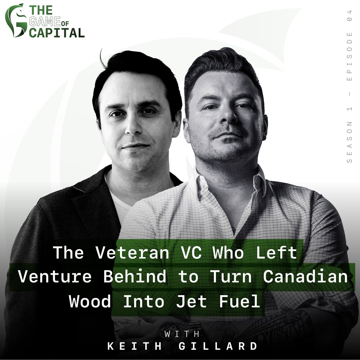GameOfCapital's tweet photo. 🎙️ 𝐄𝐩𝐢𝐬𝐨𝐝𝐞 4 𝐢𝐬 𝐨𝐮𝐭 𝐧𝐨𝐰!

The Veteran VC Who Left Venture Behind to Turn Canadian Wood Waste Into Jet Fuel (𝘸𝘪𝘵𝘩 𝘒𝘦𝘪𝘵𝘩 𝘎𝘪𝘭𝘭𝘢𝘳𝘥)

Available now: https://t.co/yJvZBKwanP https://t.co/PrRaoPlCBj