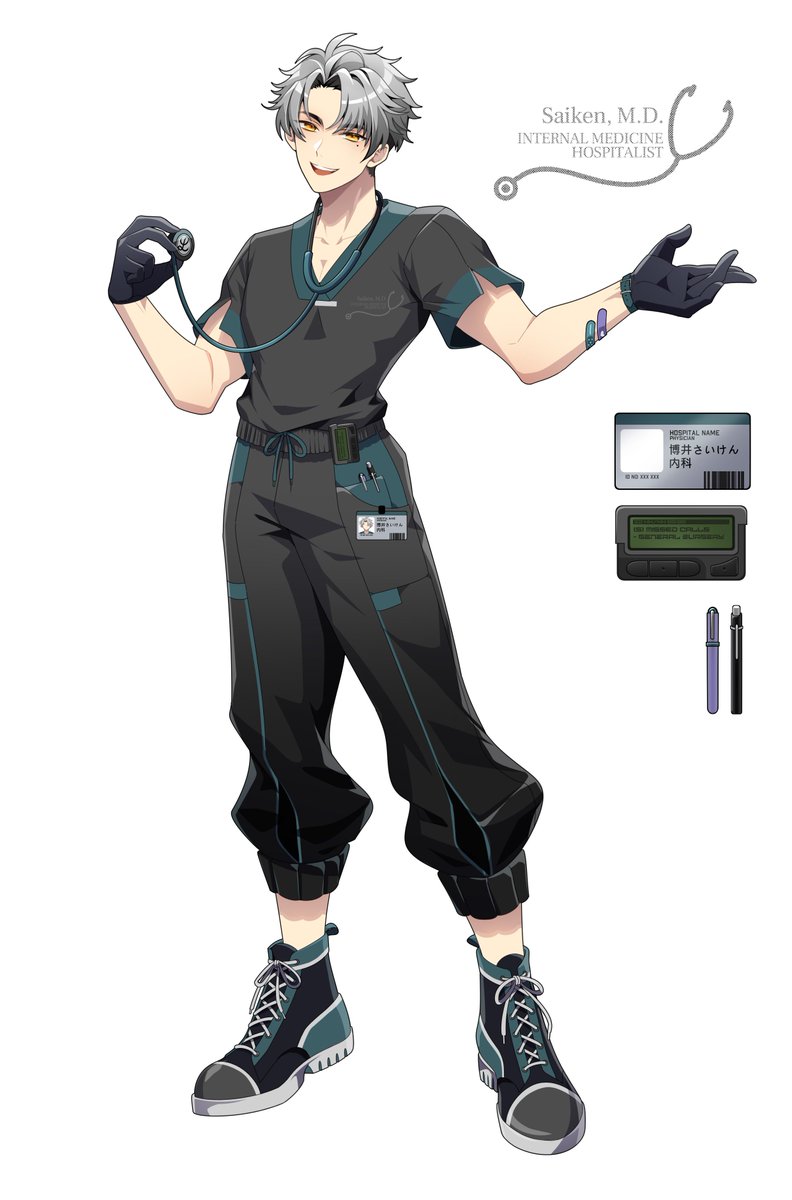 saiken, M.D. 💜🩺 doctor vtuber tweet media