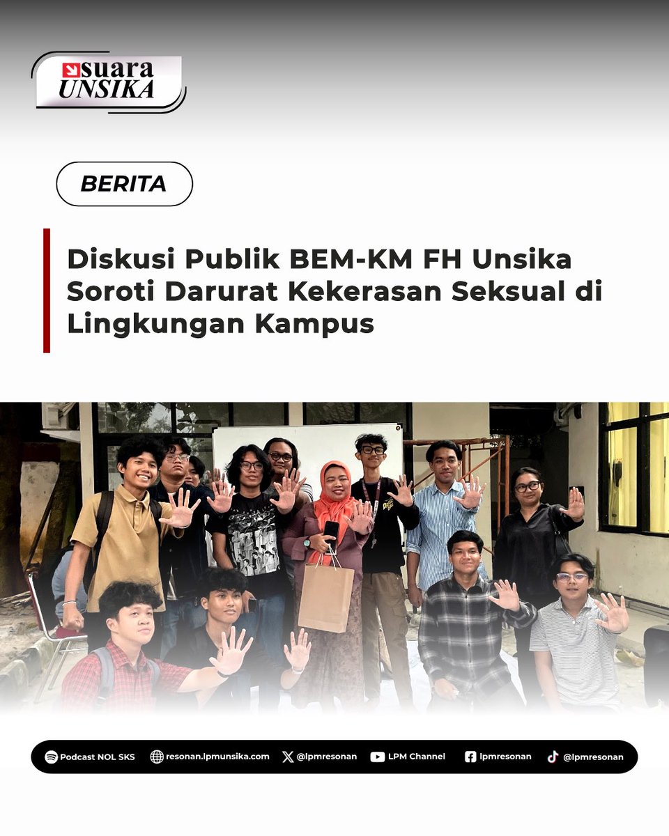 Lembaga Pers Mahasiswa Resonan Unsika tweet media