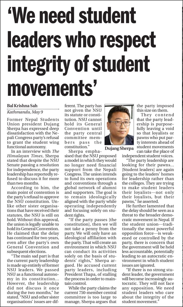 We need student leaders who respect integrity of student movement's.
<a href="/Dujang4/">Dujang</a>