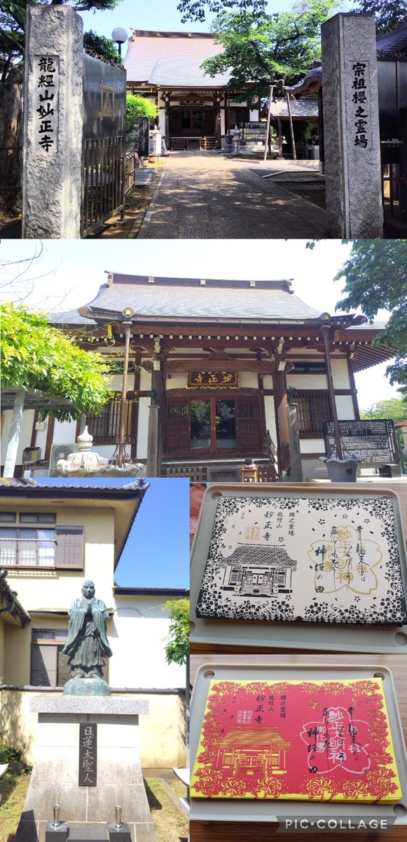 supika331's tweet photo. #龍経山妙正寺
千葉県市川市北方町
KeePerLABO市川店に車を手入れしに行き、待っている間に、近くの
日蓮宗 桜之霊場 龍経山妙正寺に参拝、御首題と3種類ある切り絵御朱印の内１枚を頂きました。また、頂く間、本堂内に上がらしてもらい天井を彩りる、天井画「白龍神桜波図」を拝まさせて頂きました https://t.co/CtAQ9osWrv