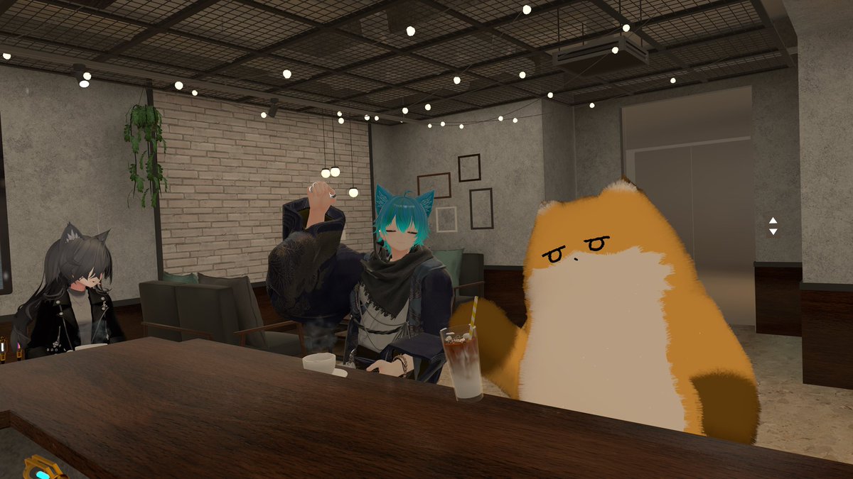Laviiii0x0's tweet photo. #GCSS #VRChat 
昨晩の営業写真📸
Quest Linkケーブルを新調したので、HMDで出勤できましたー🤗
やっぱり手が自由に使えるのは快適✨️
今回はiOSのお客様も多かったです。
VRChatの楽しさを気軽に参加できる当店で体験してみるのもアリです♪
また次の営業でお待ちしています🙌 https://t.co/p9LY2fAfkz