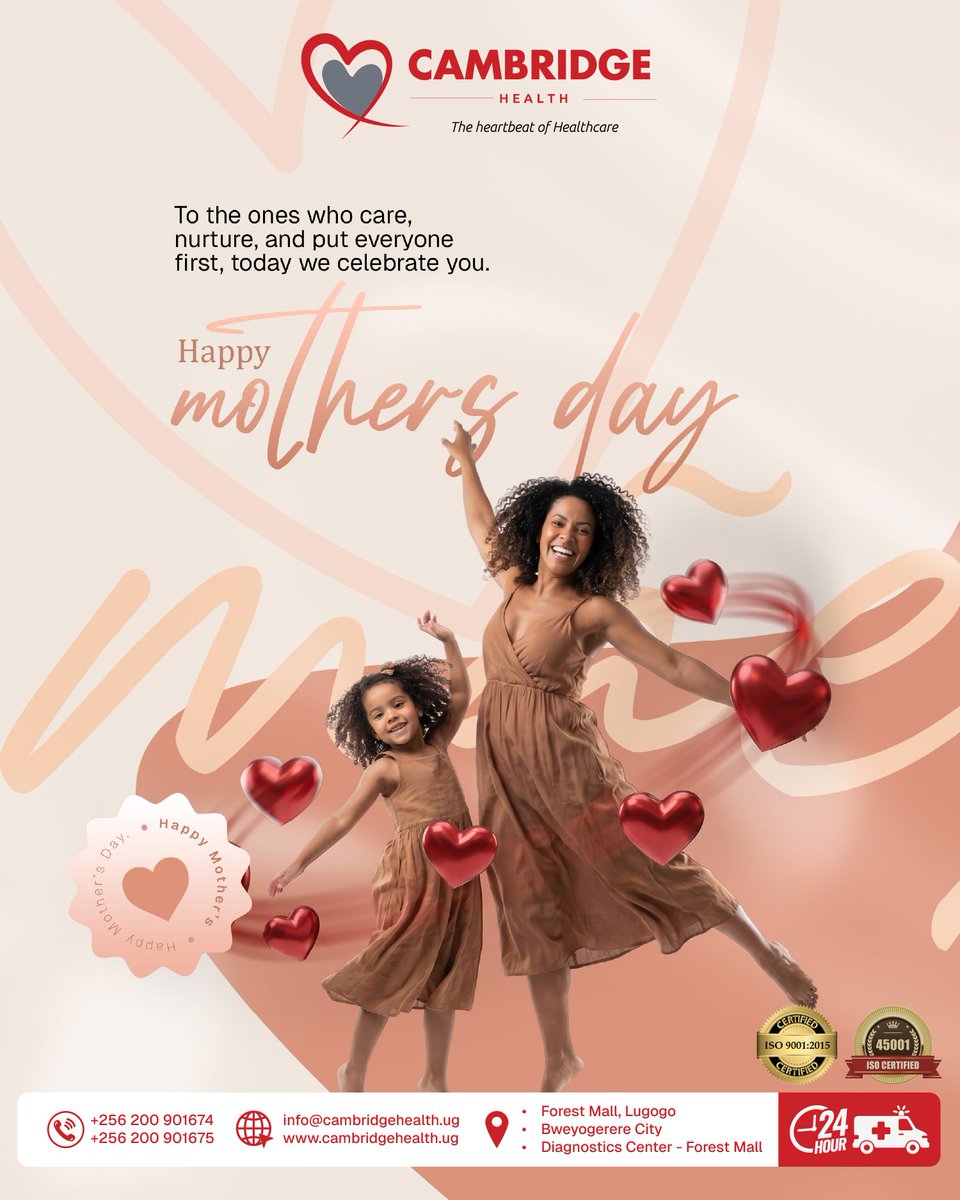 CHealthUG's tweet photo. To the ones who care, nurture, and put everyone first, today we celebrate you. Happy Mother’s Day. 💐

#MothersDay #CelebrateMum #CareAndLove #CambridgeHealth https://t.co/GoF5hqGfee