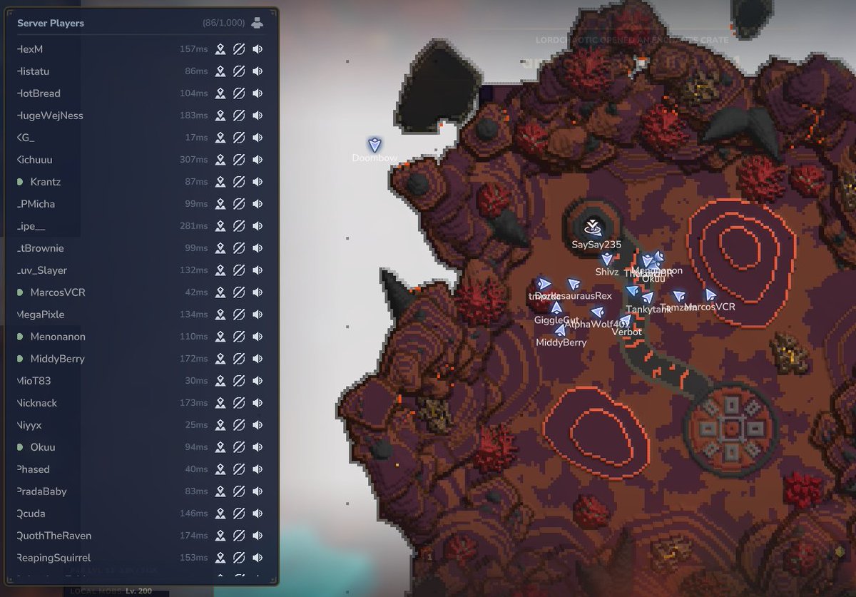 histatunetwork's tweet photo. Huge Raids breakthrough.

We can now support up to 20 players per raid arena (100 total players) with stable ping throughout the entire fight.

Our optimization work has massively reduced the 1k ping issues during raids.

This is a huge step forward for large-scale #Hytale combat https://t.co/X7eJEUmLGB