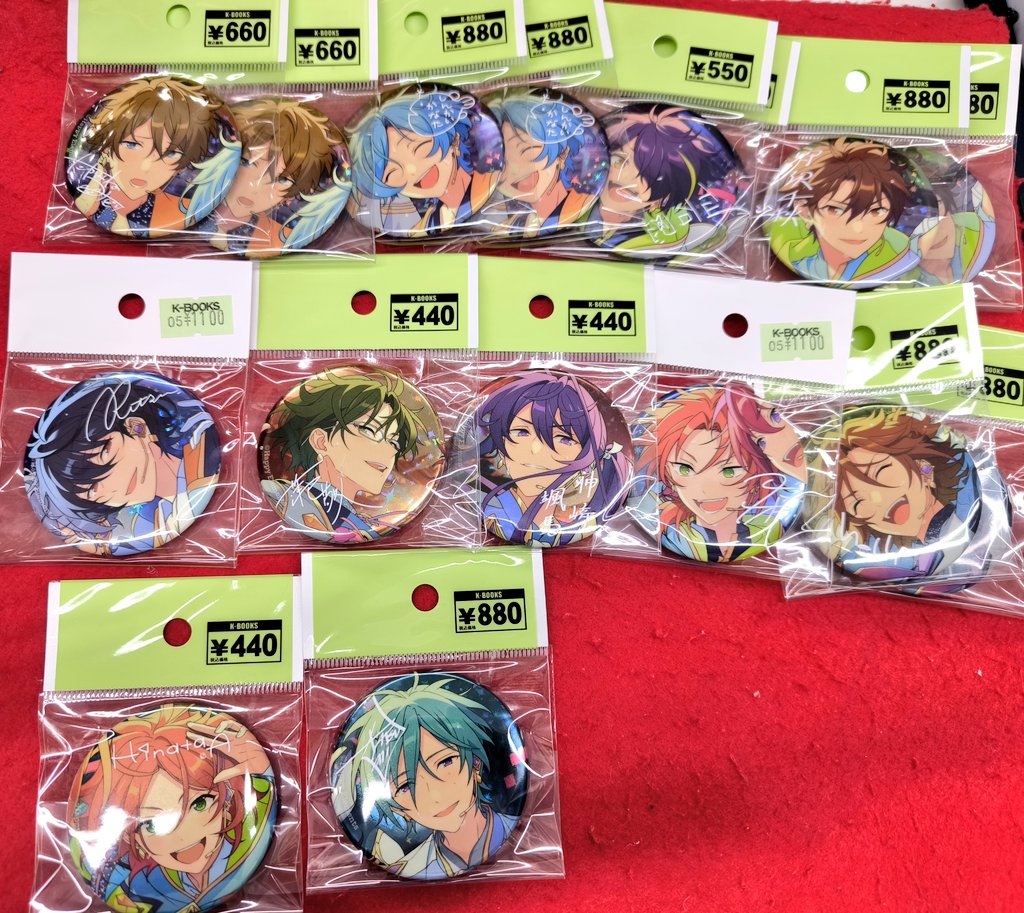 入荷情報】あんスタ 10th 10周年 缶バッジ 高峯翠、深海奏汰、仙石忍