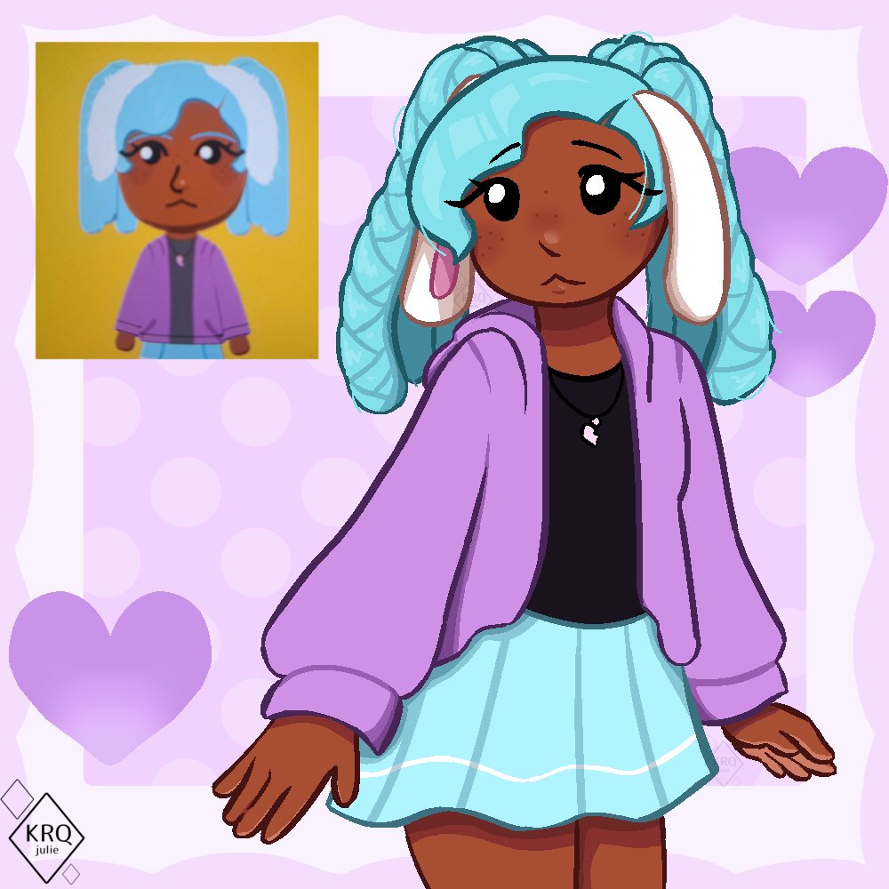 KRQjulie's tweet photo. #Regretevator wanted to draw my tomodachi life melanie cause she's so adorable https://t.co/tUcOAAStz8