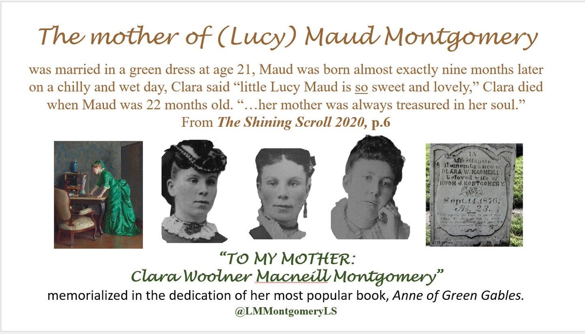 LMMontgomeryLS's tweet photo. Mother’s Day, May 10 in the US.
“To My Mother: Clara Woolner Macneill Montgomery.” 
(c) 2020.
https://t.co/ufNFiYWK0k https://t.co/PsEDlYnC09
