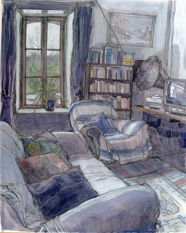 Caroline Johnson, contemporary UK fine artist and sketcher #WomensArt #Sunday