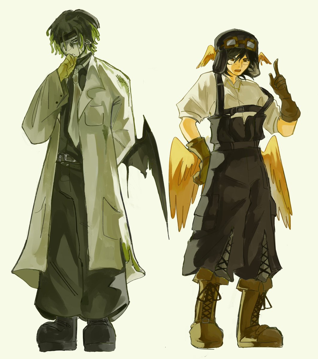 fixed their designs because i hate them
#qsmpfanart #youngmulti #quackity #naukosick