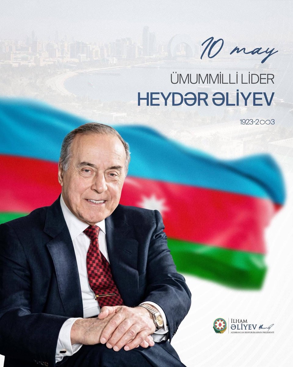 QAI_Qadinlar's tweet photo. Çağdaş dövlətimizin qurucusu, “Azərbaycan dünyaya günəş kimi doğacaq”, “Bir Millət İki Dövlət” məfkurəsinin müəllifi, Azərbaycan xalqının Ümummilli Lideri Heydər Əliyevi doğum gününün 103-cü ildönümündə bir daha minnətdarlıq və ehtiramla yad edir, Allahdan rəhmət diləyirik. https://t.co/3HWpeZM42J