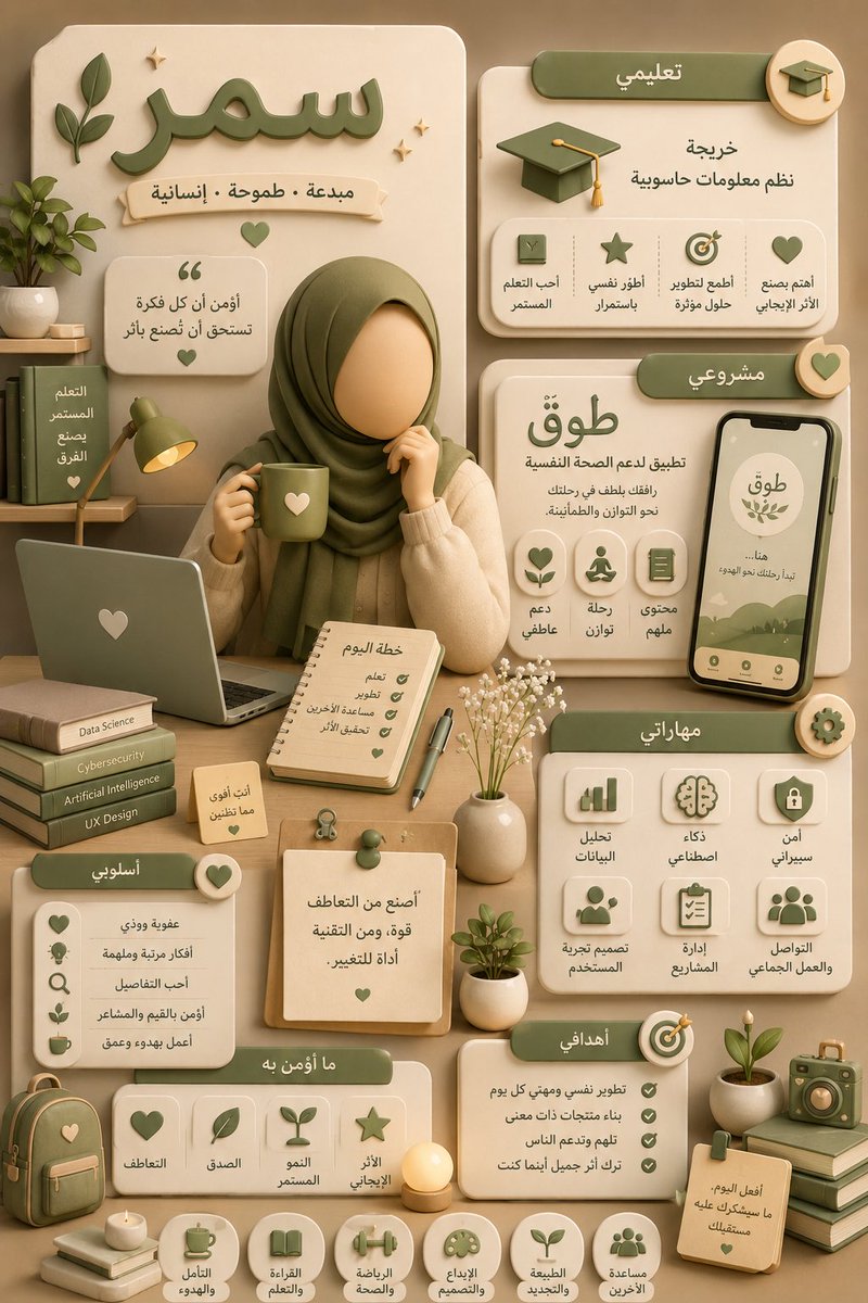 SamarOwili's tweet photo. جربت وهذا اللي طلع معايا 
عجبتني النتيجة جدًا✨ومشروعي تخرجي حاجة ثانية🤩👏🏻👏🏻👏🏻
@halshareif https://t.co/hGmPyoSShF