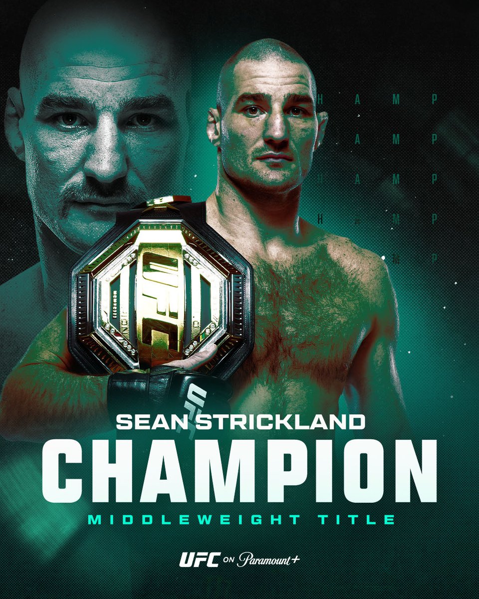 AND NEWWWWWW

SEAN STRICKLAND WINS THE MIDDLEWEIGHT TITLE