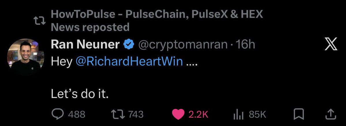 PulseChain tweet media