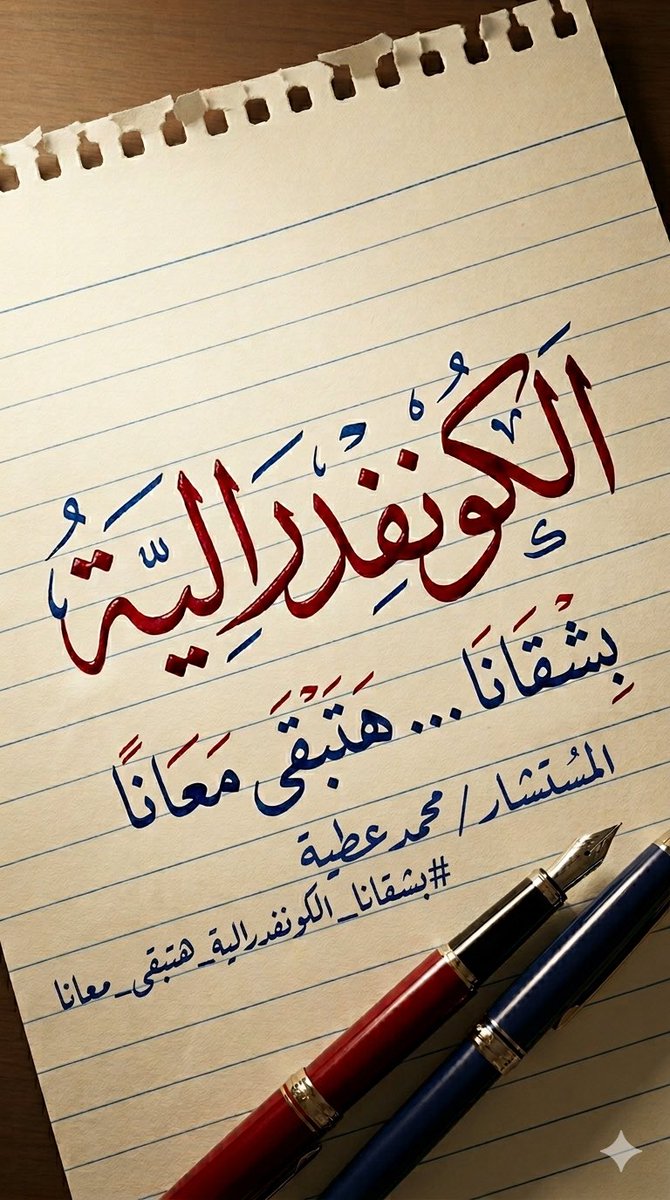 moh_attia77's tweet photo. بشقانا .. الكونفدرالية هتبقى معانا 🤲
#بشقانا_الكونفدرالية_هتبقى_معانا https://t.co/EpnLbugQNd