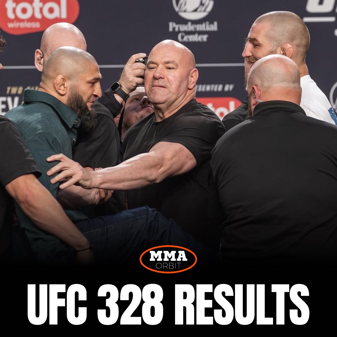 mma_orbit's tweet photo. #UFC328 results: Sean Strickland defeats Khamzat Chimaev via split decision (48-47 x2, 47-48)

🇺🇸👑 Strickland wins the middleweight title for the second time. https://t.co/wQ139S7jvv